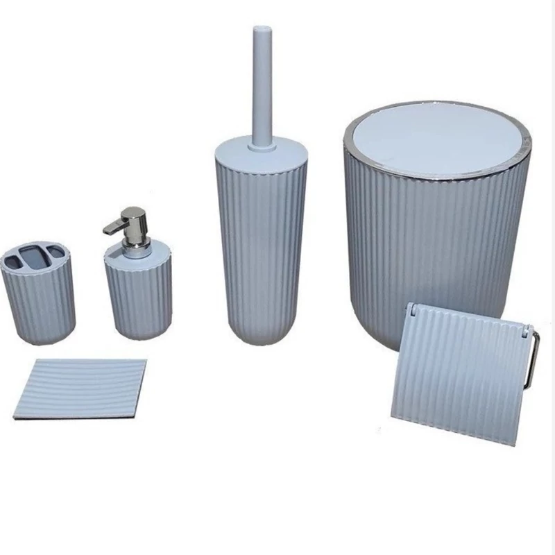 ست سرویس بهداشتی 6 تکه همارا مدل زبرا(پسکرایه)