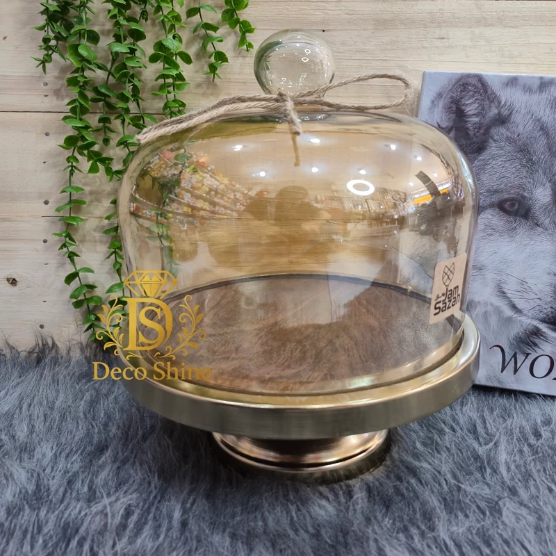 کاپ کیک پایه فلزی طرح رویال سایز30 سانت(پسکرایه)