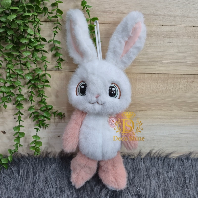 عروسک خرگوش چشم درشت گوش بلند اورجینال وارداتی40 سانت(پسکرایه)