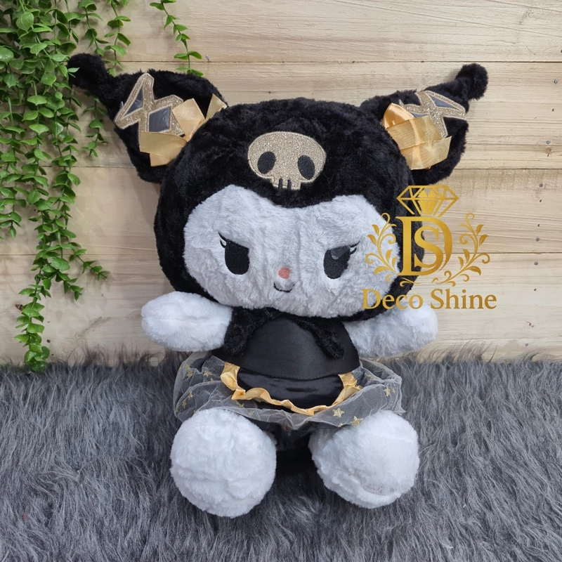 عروسک کرومی مشکی پرکار خارجی پشت زیپدار 50 سانت(پسکرایه)