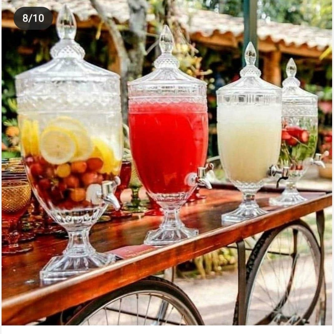 کلمن شیشه ای 5.5لیتری (شفاف، شیردار)پسکرایه