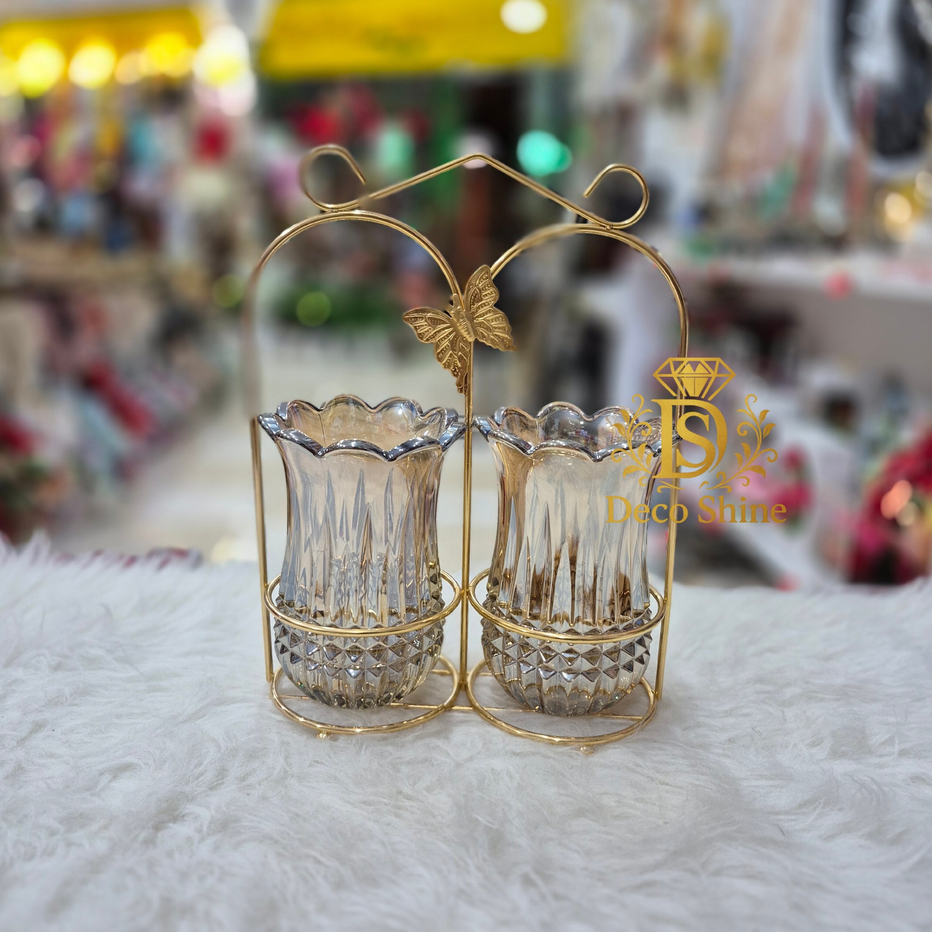 جای قاشق چنگال دوقلو لاله (استند قاشق رومیزی)
