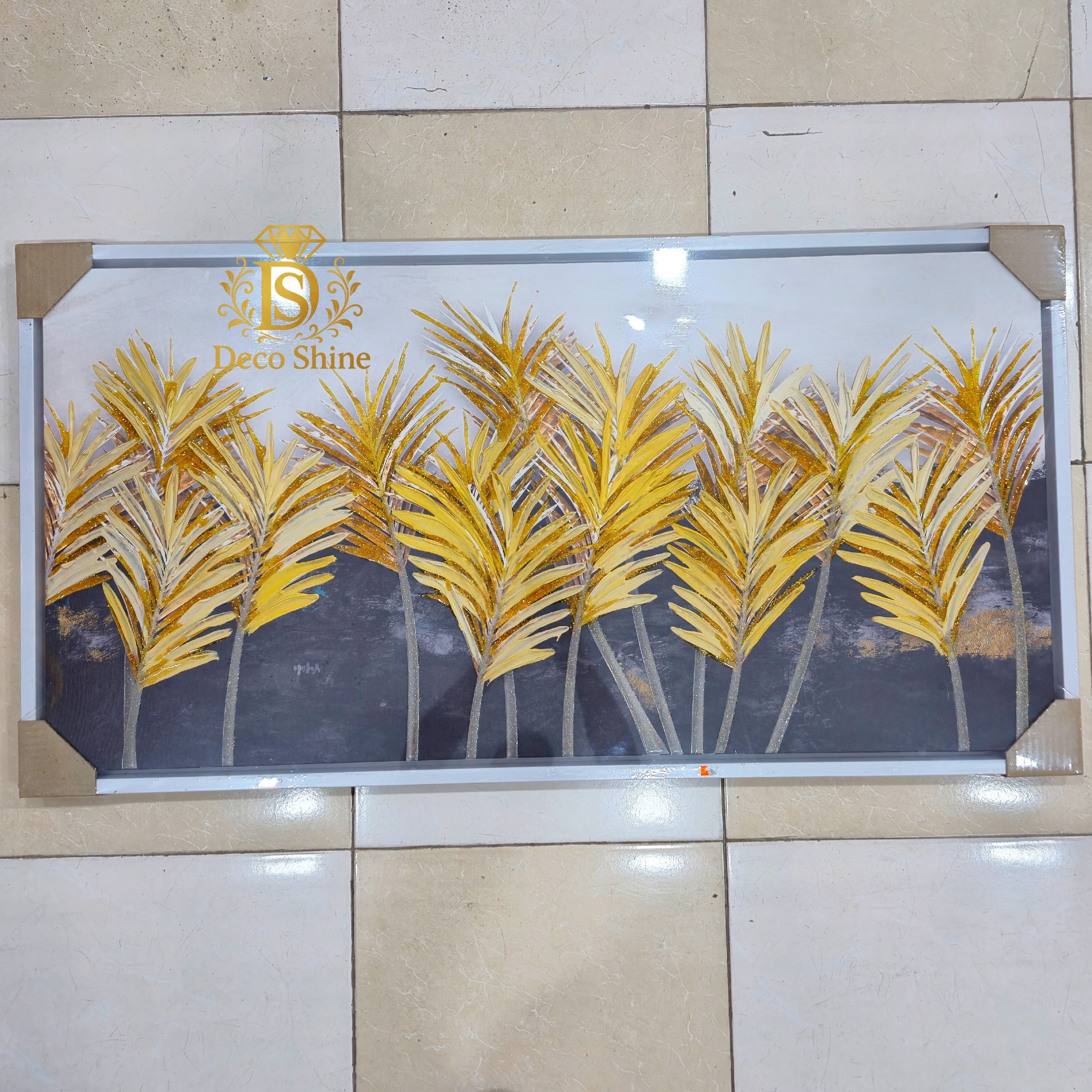 تابلو دیواری تکسچر (بوم، طرح خوشه) دکوری مدرن
