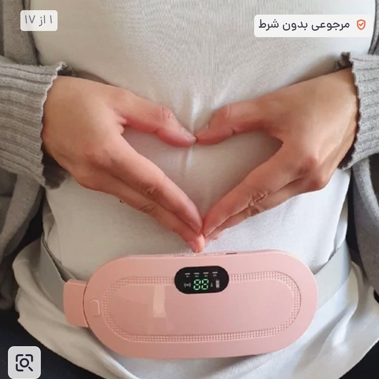 ماساژور قاعدگی شکم و کمر حرارتی ویبره دار بانوان