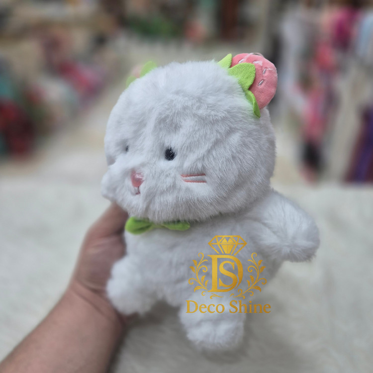 عروسک گربه گوش میوه ای (میوه ای) 25 سانتی