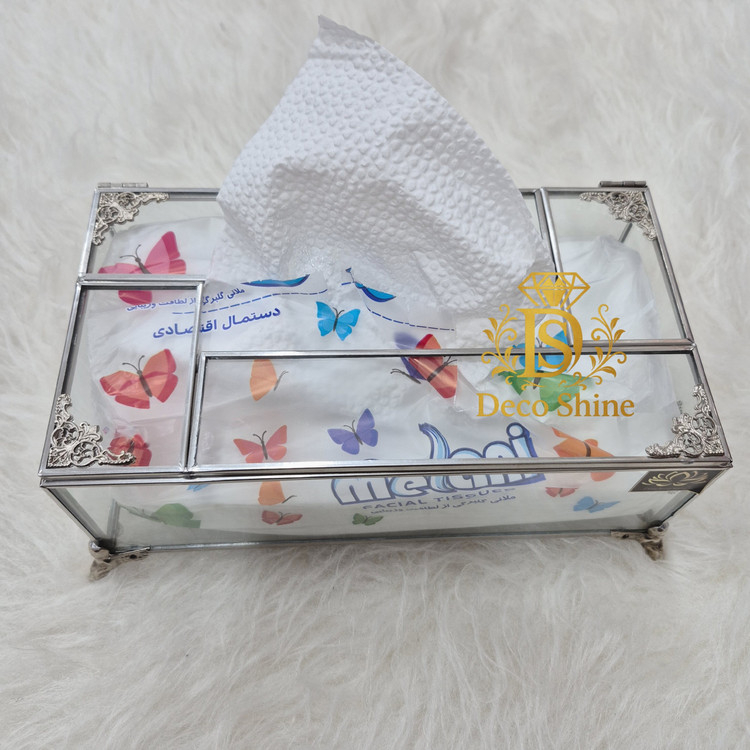 جای دستمال کاغذی استیل جدید (جعبه دستمال شیک)