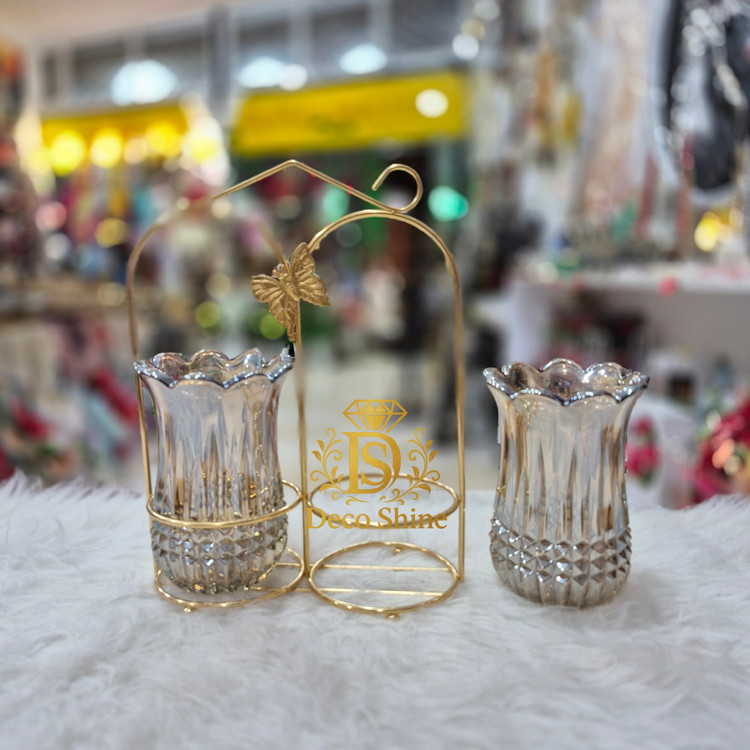 جای قاشق چنگال دوقلو لاله (استند قاشق رومیزی)