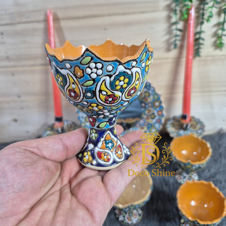 هفت سین سفالی میناکاری (هنری و سنتی)