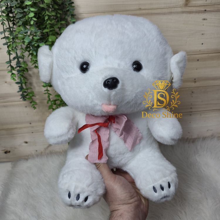 عروسک سگ ناز (50 سانت) زبان دراز وارداتی زیپدار