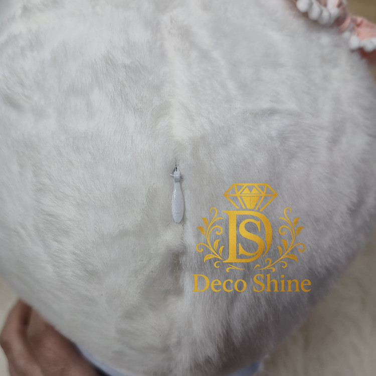 عروسک سگ ناز (50 سانت) زبان دراز وارداتی زیپدار