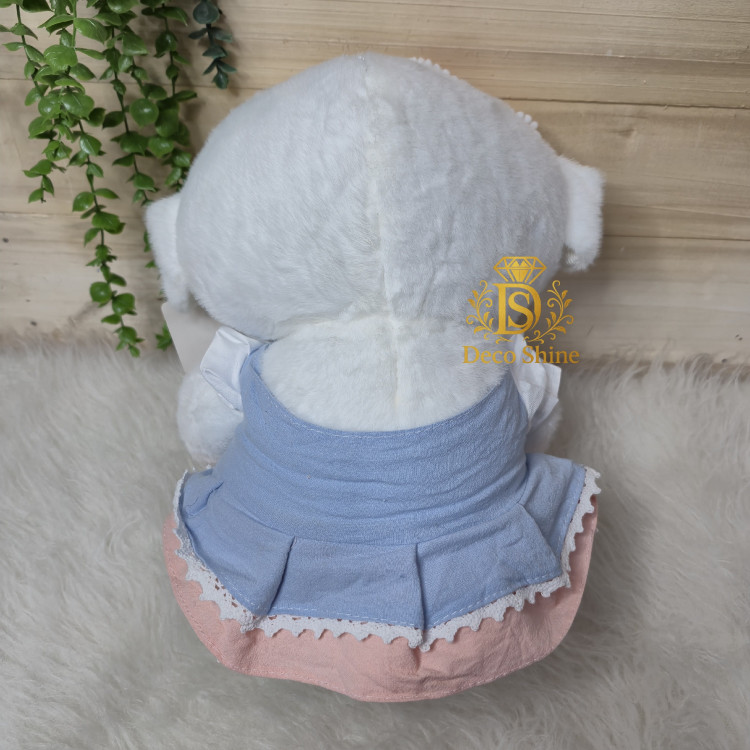 عروسک سگ ناز (50 سانت) زبان دراز وارداتی زیپدار