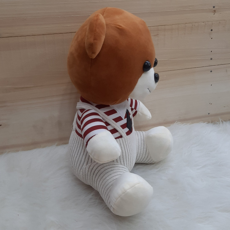عروسک خرس (خرس عروسکی) کراواتی نشسته 33 سانت