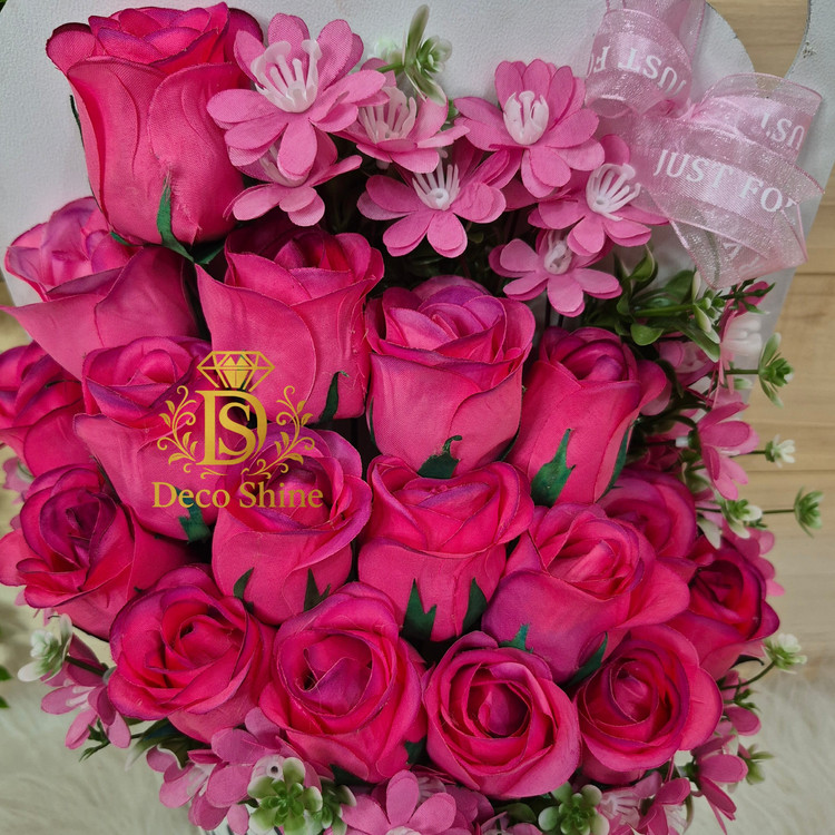 باکس گل هدیه (3 رنگ) پرو خوش رنگ استند MDF