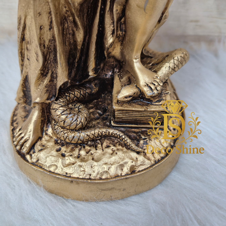مجسمه عدالت نشسته (27 سانتی، پلیاستر) دکوری دفتر