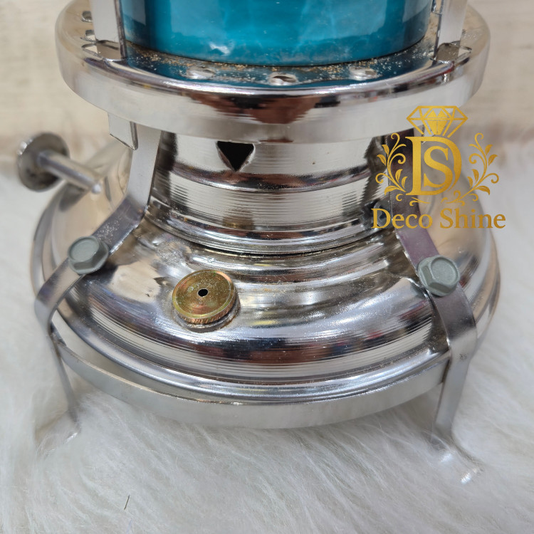 چراغ علاءالدین نفتی 25 سانتی (دکوری، رنگی) قدیمی سنتی