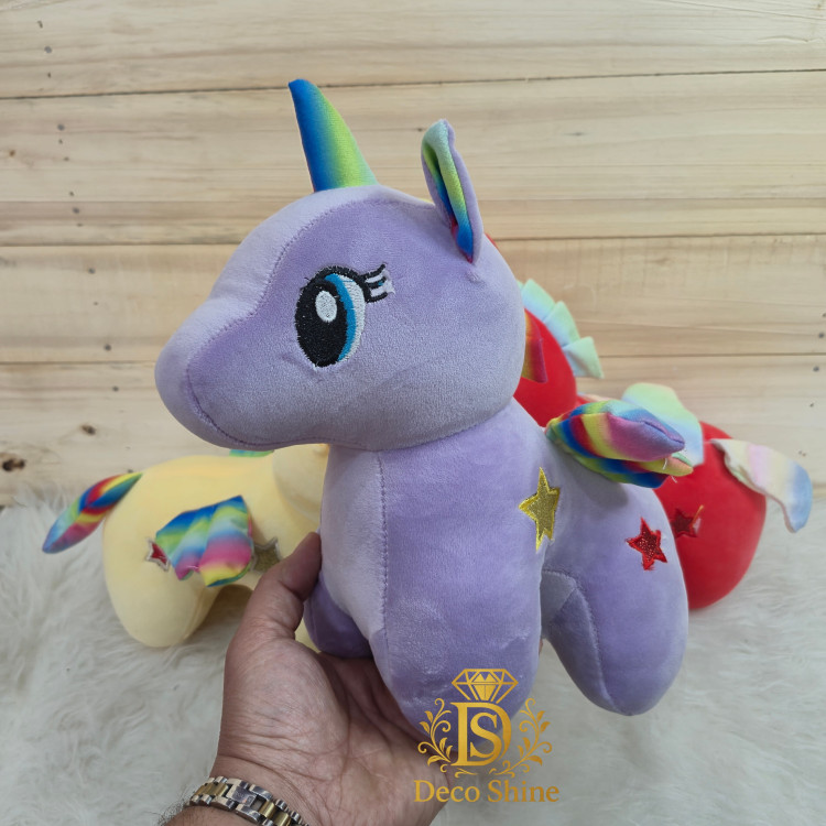 عروسک یونیکورن (اسب تک شاخ) 30 سانتی نانو