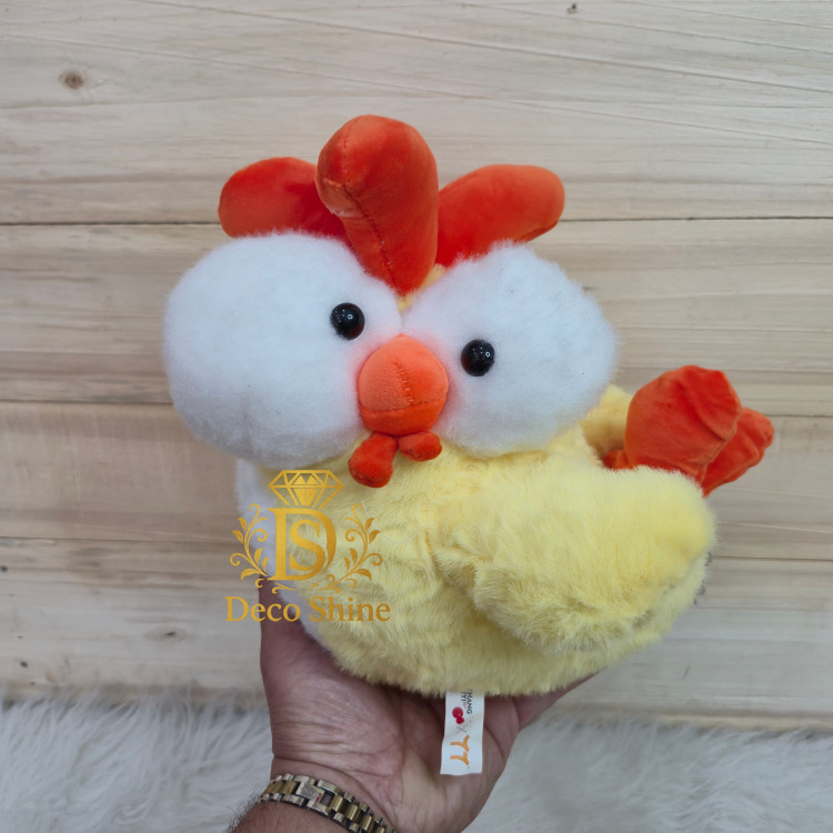 عروسک جوجه تاجدار خنگ 25 سانتی