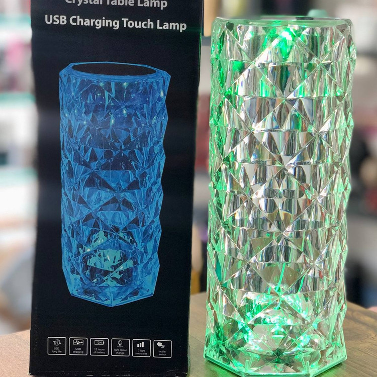 آباژور لمسی چند حالته ریموت دار شارژی با کابل USB