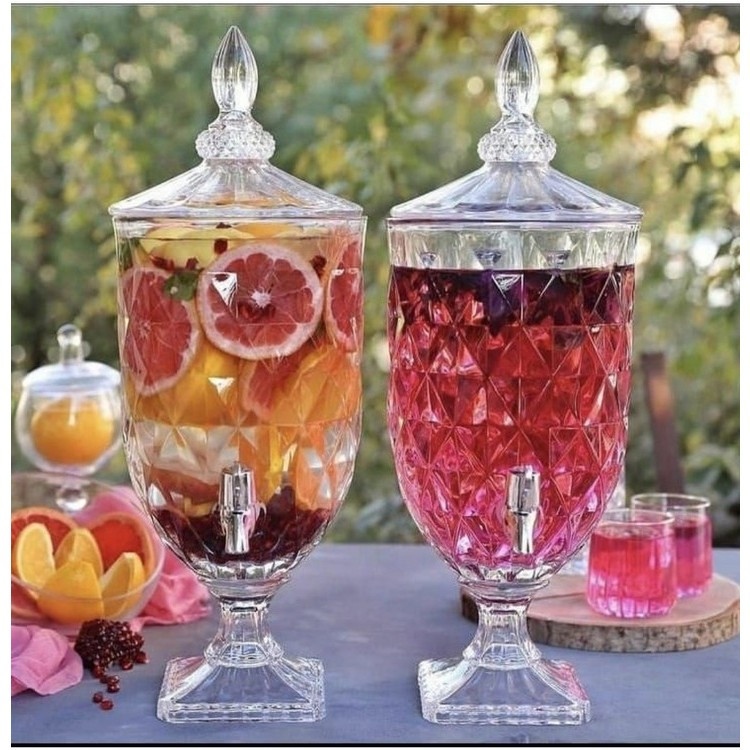 کلمن شیشه ای 5.5لیتری با شیر باکیفیت